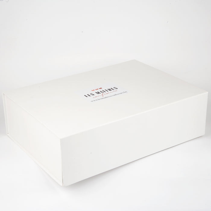 Boîte magnetique blanche  - 34 x 25 x 10 cm